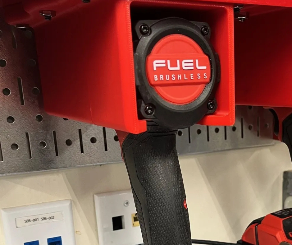 Wall-Mounted Drill Holder – Heavy-Duty Tool Dock